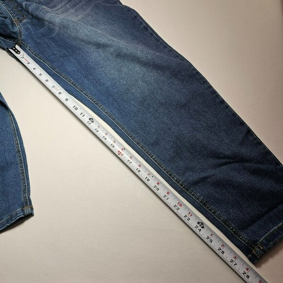 Time & Tru Maternity Skinny Jeans Comfort Belly Band Size XXL (20) Medium Wash - Picture 9 of 11